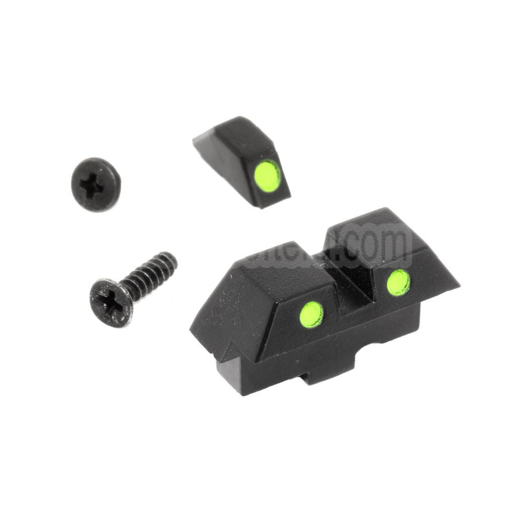 AirsoftEra Vorderes Visier Geeignet für Tokyo Marui G17 Serie GBB Pistolen Schwarz