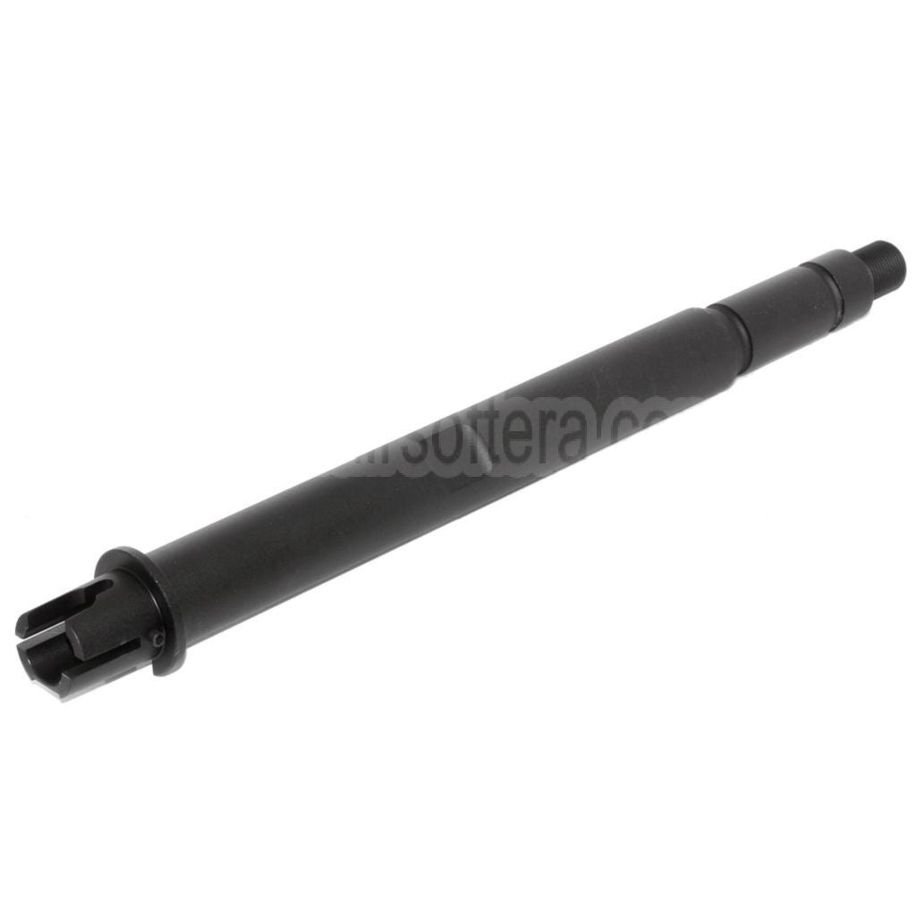 E&C 10/10.75 Zoll Aluminium Außenlauf -14mm CCW Gegen den Uhrzeigersinn Geeignet für E&C 416 G-Stil Serie AEG Gewehre Airsoft Schwarz