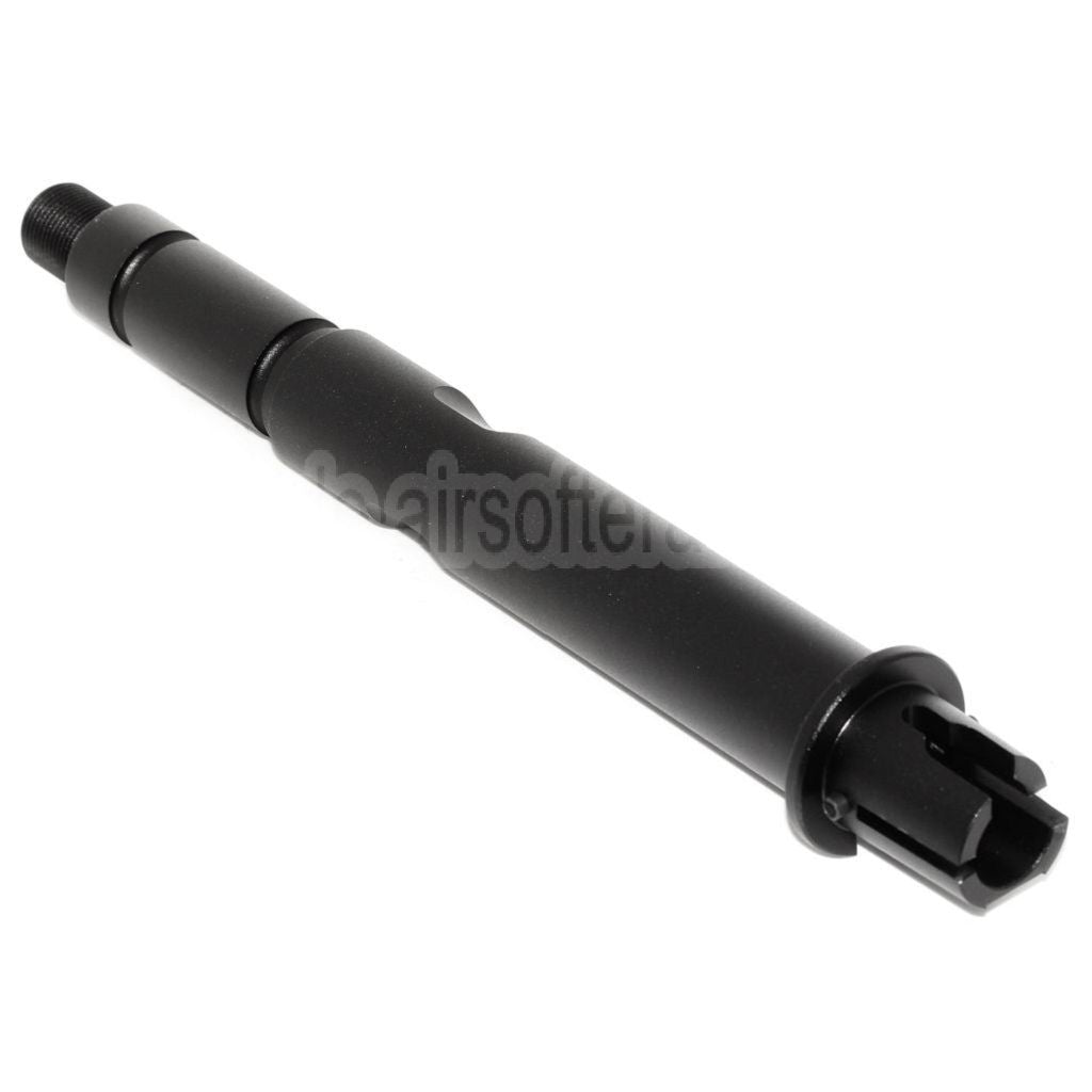 E&C 7.75/8.5 Zoll Aluminium Außenlauf -14mm CCW Gegen den Uhrzeigersinn Geeignet für E&C 416 RAHG Serie AEG Gewehre Airsoft Schwarz