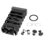 5KU CNC Aluminium KeyMod M-LOK Ultraleichter Vertikalgriff Typ-1 Schwarz