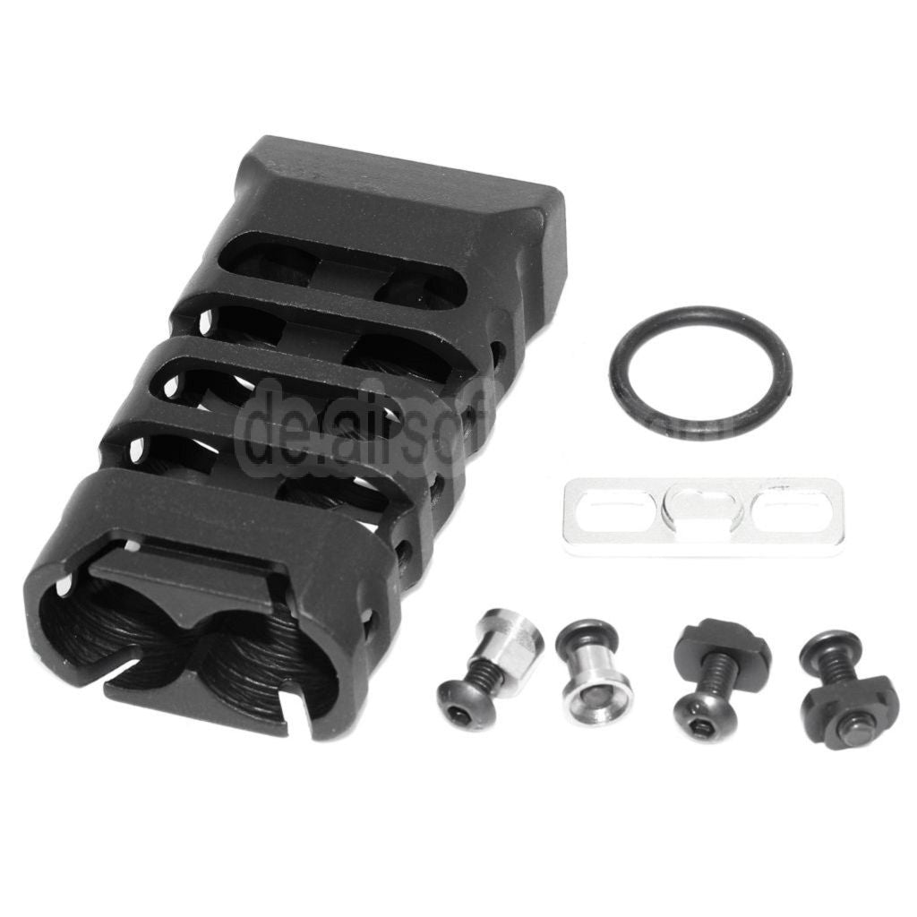 5KU CNC Aluminium KeyMod M-LOK Ultraleichter Vertikalgriff Typ-1 Schwarz