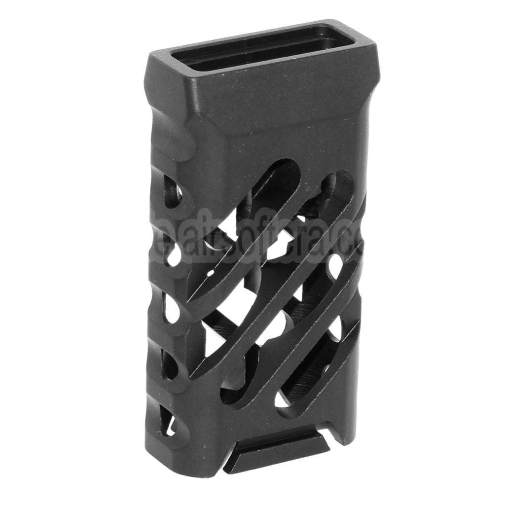 5KU CNC Aluminium KeyMod M-LOK Ultraleichter Vertikalgriff Typ-1 Schwarz