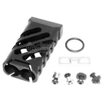 5KU CNC Aluminium KeyMod M-LOK Ultraleichter Vertikalgriff Typ-1 Schwarz