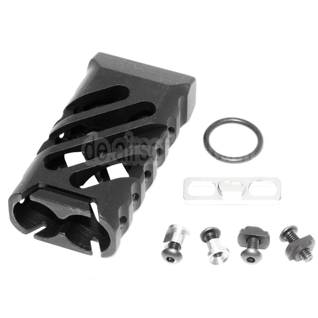 5KU CNC Aluminium KeyMod M-LOK Ultraleichter Vertikalgriff Typ-1 Schwarz