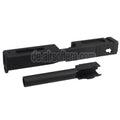 E&C Metall Schlittenlauf Set Geeignet für E&C G18C GBB Pistolen Airsoft Schwarz
