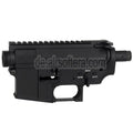 E&C MUR Stil Oberer Untere Metall Körperempfänger mit 20mm Oberschiene Geeignet für E&C Tokyo Marui QD V2 Getriebe M4 M16 Serie AEG Gewehre Airsoft Schwarz