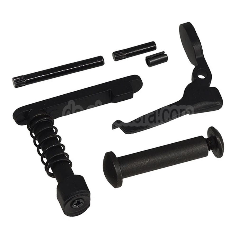 E&C MUR Stil Oberer Untere Metall Körperempfänger mit 20mm Oberschiene Geeignet für E&C Tokyo Marui QD V2 Getriebe M4 M16 Serie AEG Gewehre Airsoft Schwarz