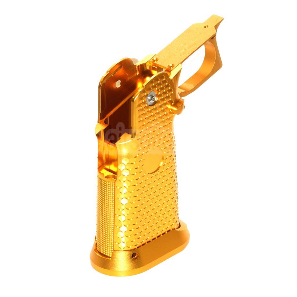 KF Airsoft CNC Aluminum Griff Set Geeignet für ARMY ARMAMENT R501 R601 R603 EMG AW WE Tokyo Marui Hi-Capa Serie GBB Pistolen
