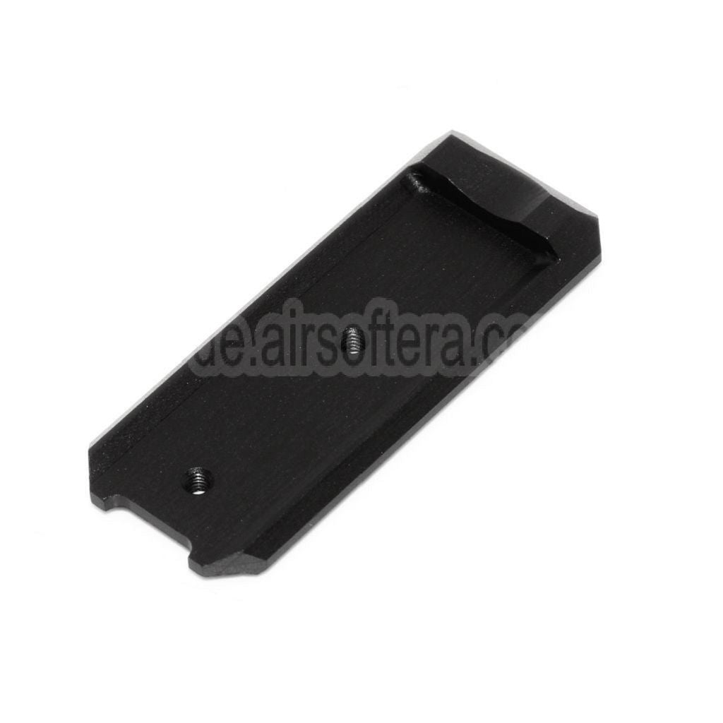 KF Airsoft CNC Aluminum Untere Rahmen Schienenplatte Geeignet für Tokyo Marui Hi-Capa Serie GBB Pistolen