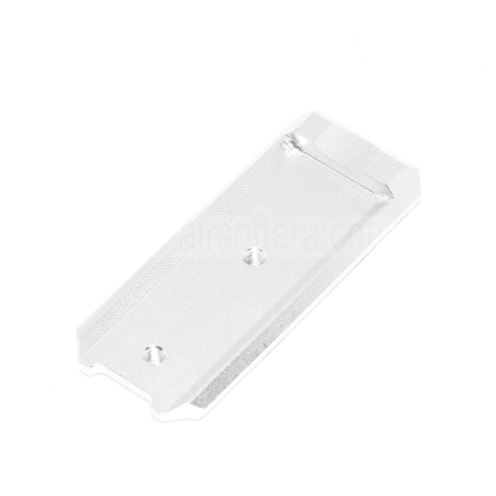 KF Airsoft CNC Aluminum Untere Rahmen Schienenplatte Geeignet für Tokyo Marui Hi-Capa Serie GBB Pistolen