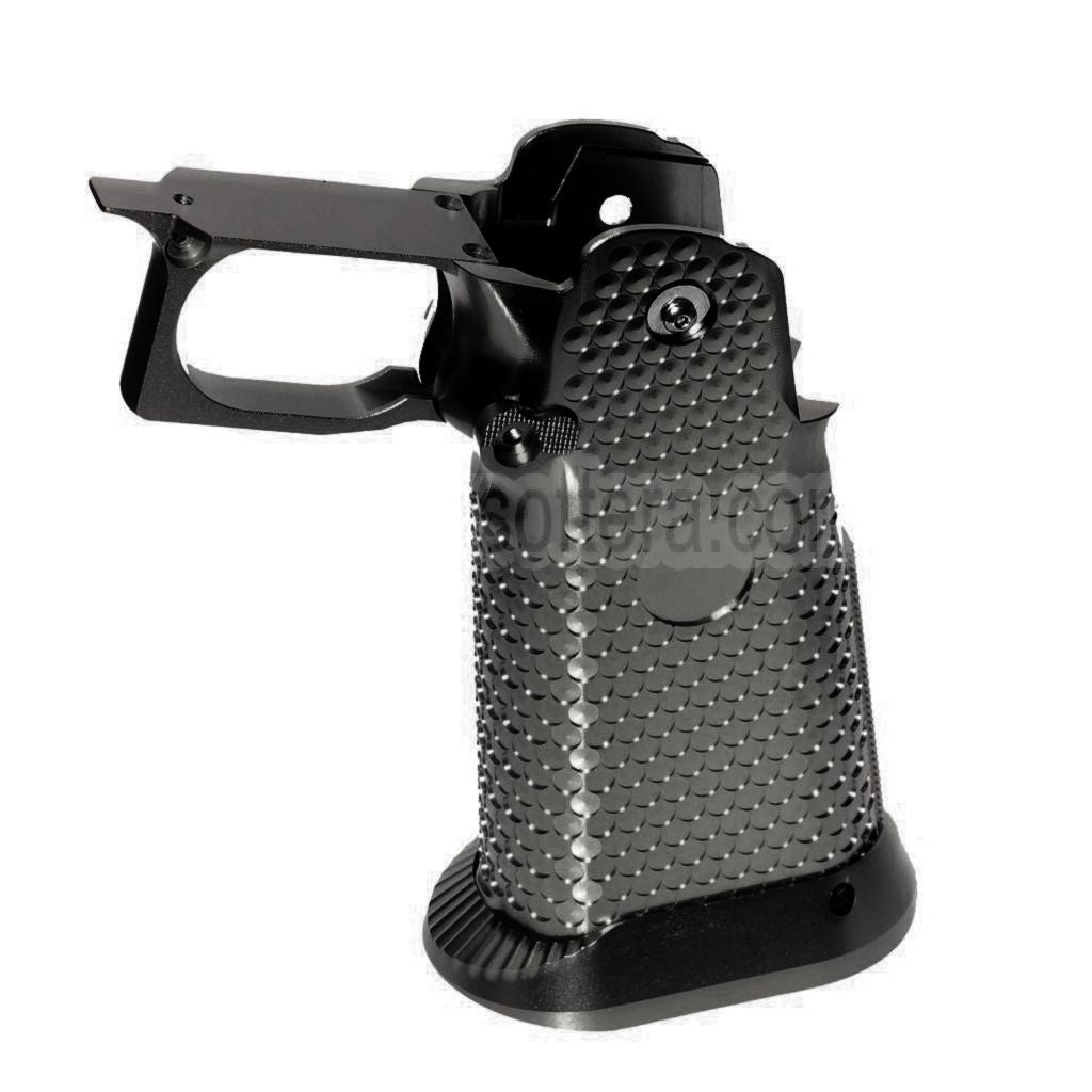 KF Airsoft CNC Aluminum Griff Set Geeignet für ARMY ARMAMENT R501 R601 R603 EMG AW WE Tokyo Marui Hi-Capa Serie GBB Pistolen
