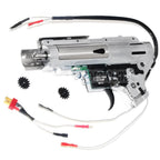 APS SDU 2.0 e-Silver Edge Version 2 V2 Getriebe QD Schnellwechsel Federsystem Geeignet für M4 M16 Serie AEG Gewehre Airsoft Hinten verkabelt