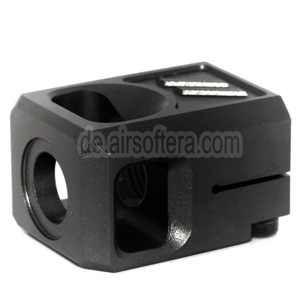 5KU CNC Aluminium Kompensator V2 -14mm CCW gegen den Uhrzeigersinn Geeignet für G17 GBB Pistolen Airsoft