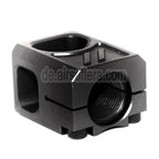 5KU CNC Aluminium Kompensator V2 -14mm CCW gegen den Uhrzeigersinn Geeignet für G17 GBB Pistolen Airsoft