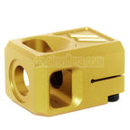 5KU CNC Aluminium Kompensator V2 -14mm CCW gegen den Uhrzeigersinn Geeignet für G17 GBB Pistolen Airsoft