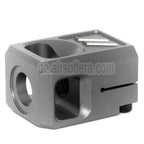 5KU CNC Aluminium Kompensator V2 -14mm CCW gegen den Uhrzeigersinn Geeignet für G17 GBB Pistolen Airsoft