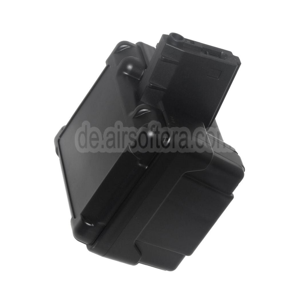 Golden Eagle 2600rd Elektrisch Trommelmagazin Geeignet für Golden Eagle FightLite MCR LMG M4 Serie AEG Gewehre Airsoft Schwarz