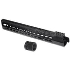 Golden Eagle 390mm Aluminum Free Float Keymod RAS Handschutz Schienen System Geeignet für Golden Eagle 3202 M200 Sniper Gewehre Airsoft Schwarz