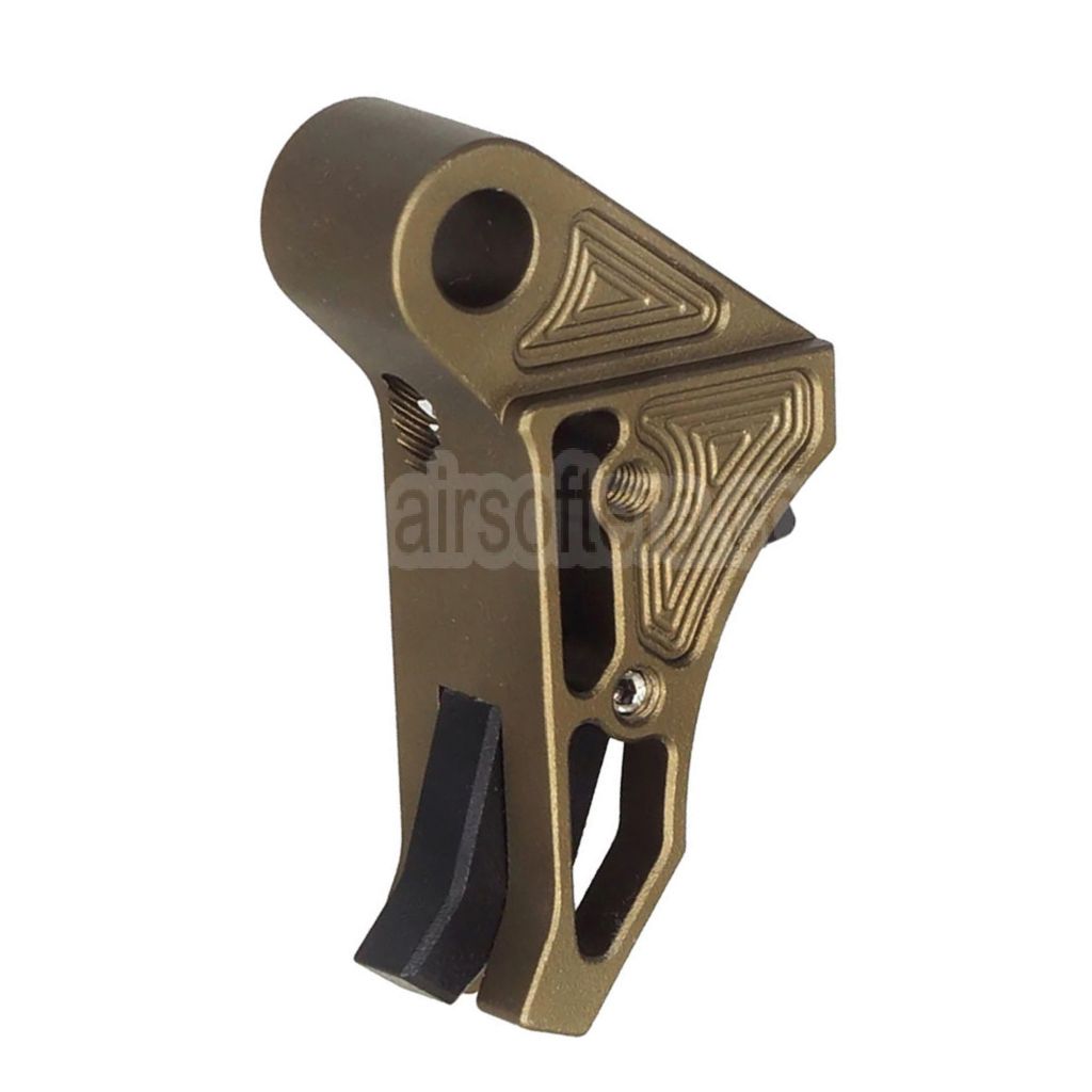 5KU EX Stil CNC Aluminium Abzug geeignet für WE Tokyo Marui G17 G19 G34 Serie GBB Pistolen Airsoft