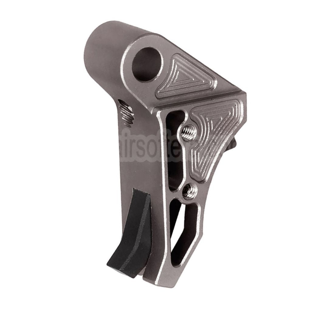 5KU EX Stil CNC Aluminium Abzug geeignet für WE Tokyo Marui G17 G19 G34 Serie GBB Pistolen Airsoft