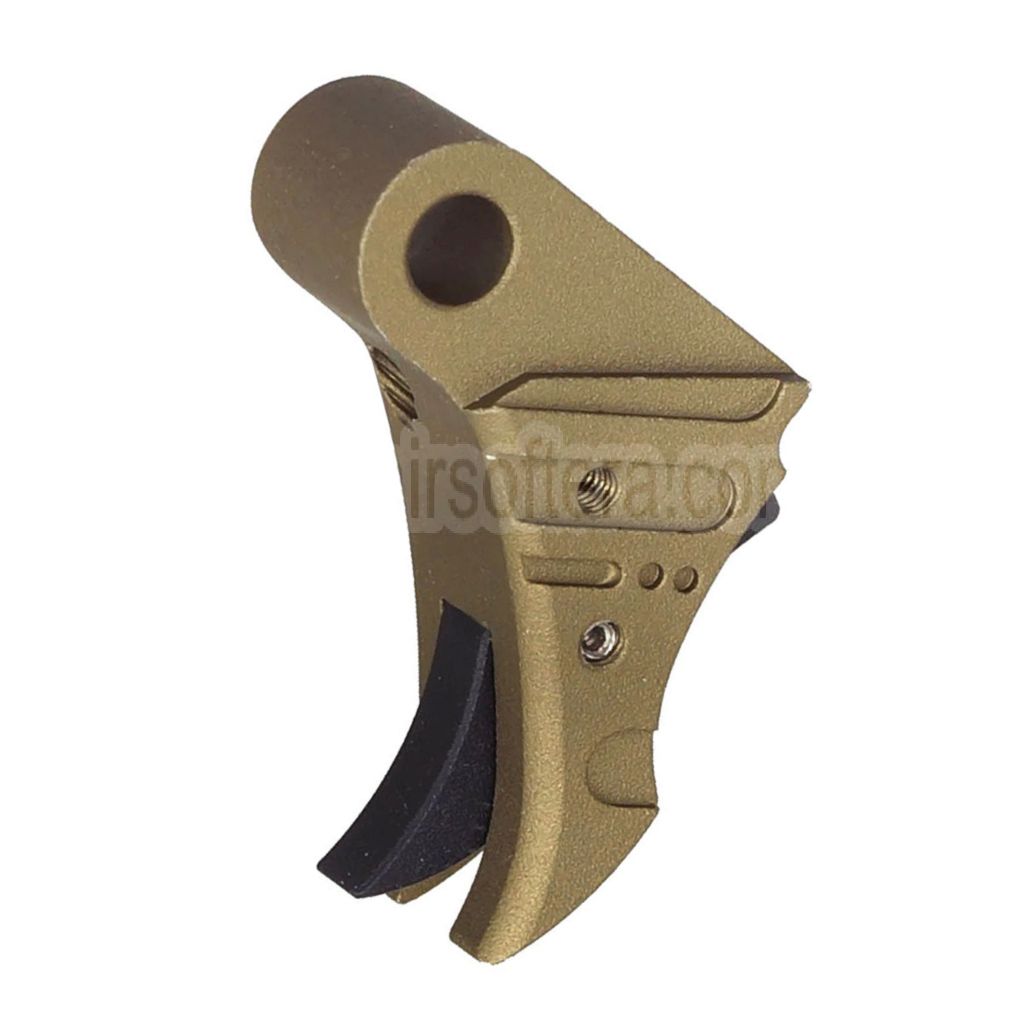 5KU SSVI Stil CNC Aluminium Abzug geeignet für WE Tokyo Marui G17 G19 G34 Serie GBB Pistolen Airsoft