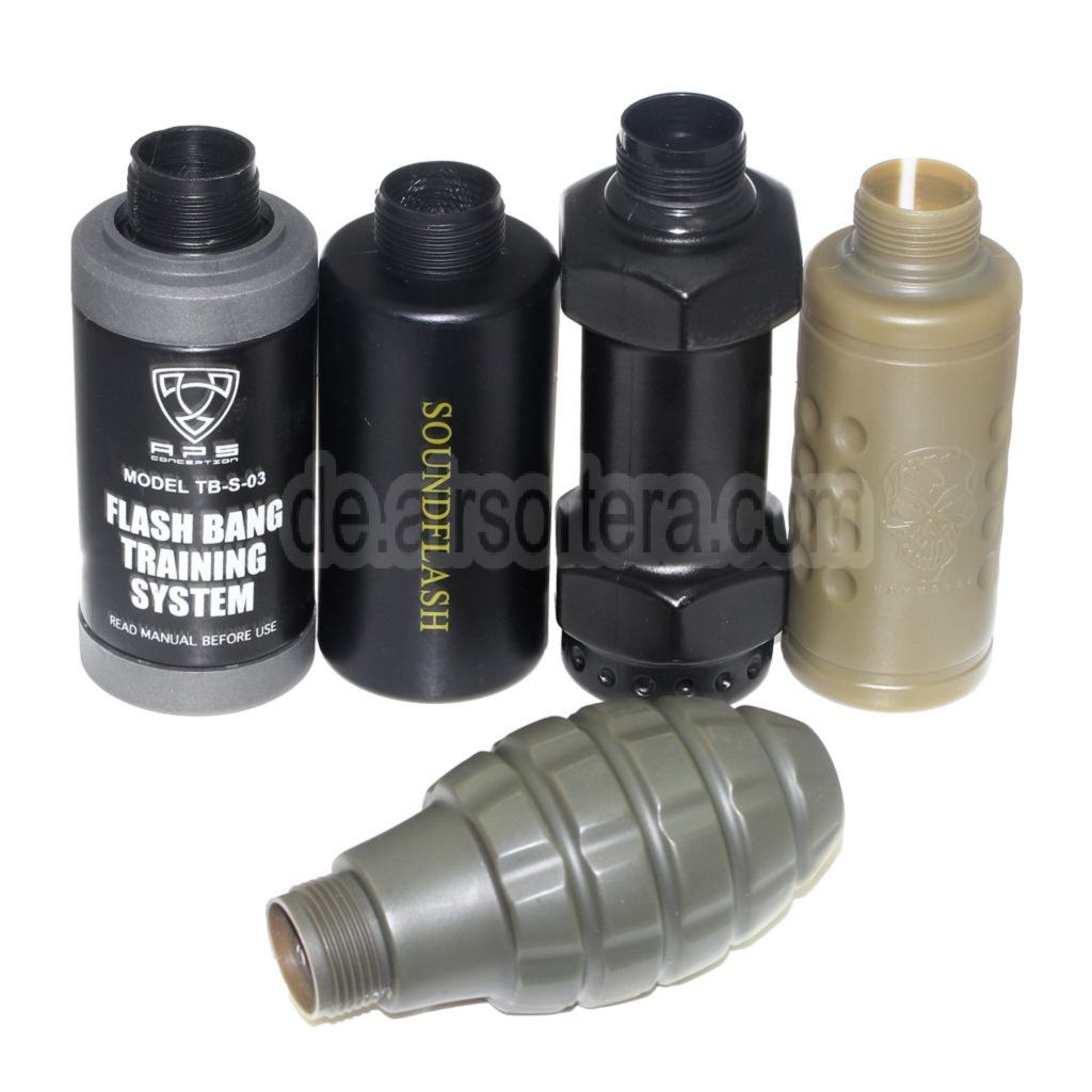 APS HAKKOTSU 5 Stück Anders Stil Thunder B Co2 Schall Granate Stielhandgranate Paket mit Kern
