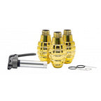 APS HAKKOTSU 3 Stück Thunder B Co2 Schall Granate Gold Pineapple Stielhandgranate Paket mit Kern