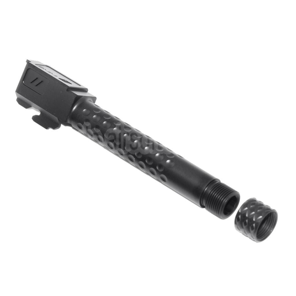PTS Licensed ZEV Äußerer Lauf & Laylax Nine Ball 6.00mm Innen Lauf Set Geeignet für ISSC M22 EMG SAI BLU Lonewolf ZEV G&P P80 AW WE Tokyo Marui G17 Serie GBB Pistolen Airsoft