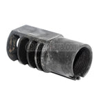 5KU 63mm RRD-4C Mündungsbremse Mündungsfeuerdämpfer Geeignet für +24mm CW Rechtsgewinde Gewehre Airsoft Schwarz