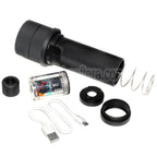 5KU PBS-1 Mini Schalldämpfer mit Spitfire Tracer Geeignet für -14mm CCW Gegen den Uhrzeigersinn Lauf AK Serie Gewehre Airsoft Schwarz