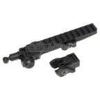 DOUBLE BELL KAC Stil Klappvisierschienensatz Geeignet für G36 Serie AEG GBB Gewehre Airsoft Schwarz