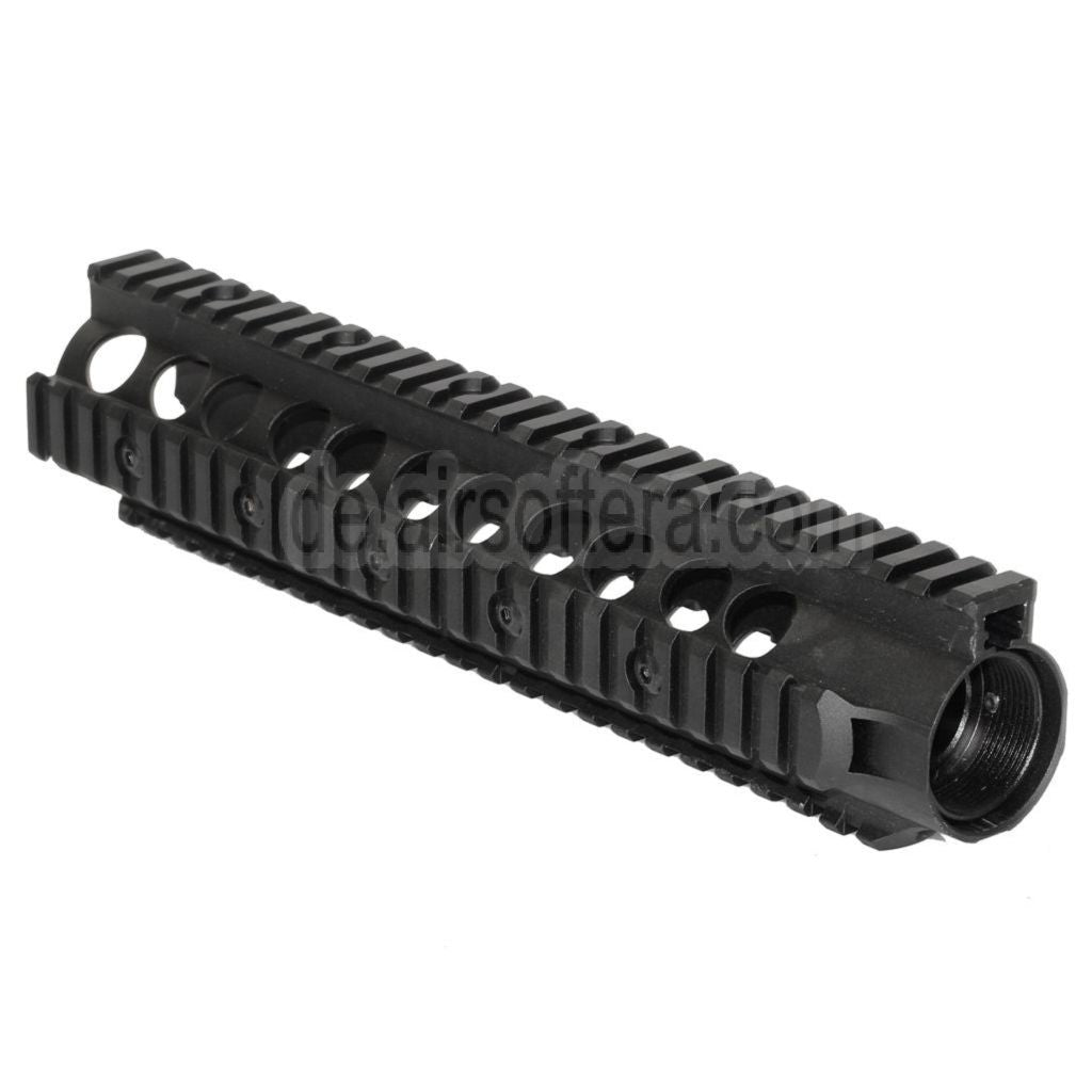 CYMA 10.5 Zoll 265mm Aluminum Oberes Schneiden RAS Handschutz Schienen System Geeignet für CYMA G&P VFC King Arms Tokyo Marui M4 AEG GBB Gewehre Airsoft Schwarz