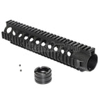 CYMA 10.5 Zoll 265mm Aluminum Oberes Schneiden RAS Handschutz Schienen System Geeignet für CYMA G&P VFC King Arms Tokyo Marui M4 AEG GBB Gewehre Airsoft Schwarz