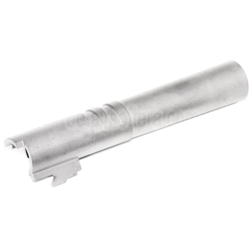 5KU 4.3 Zoll Edelstahl Äußerer Lauf +11mm CW im Uhrzeigersinn Geeignet für Tokyo Marui Hi-Capa 4.3 GBB Pistolen Airsoft