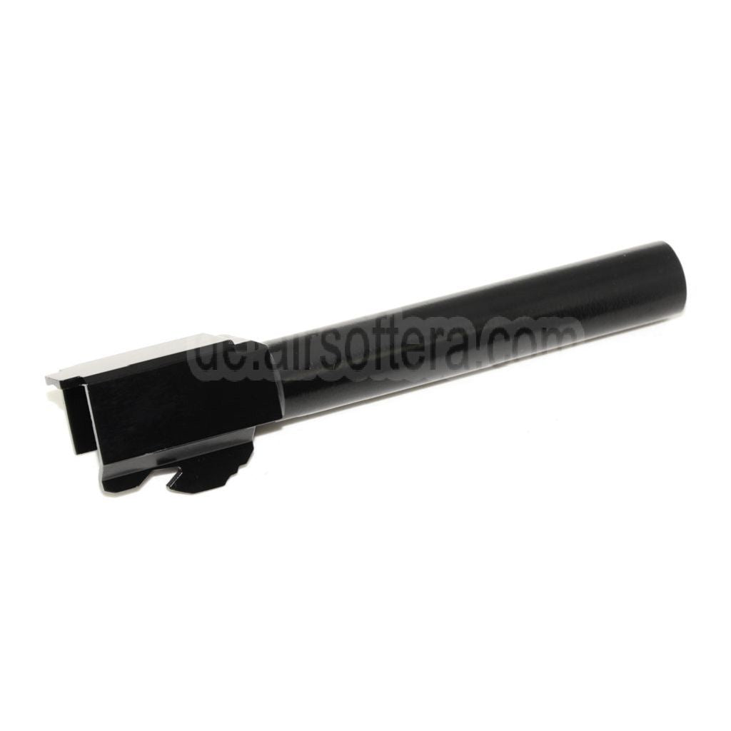 APS 115mm/118mm Äußerer Lauf -12mm CCW gegen den Uhrzeigersinn Geeignet für APS SHARK Serie 6mm 4.5mm GBB Pistolen Airsoft Schwarz