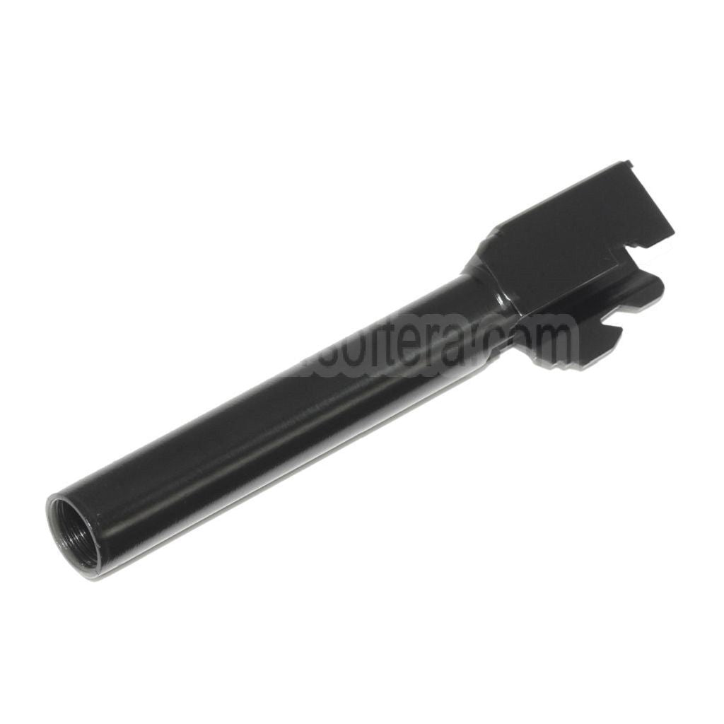 APS 115mm/118mm Äußerer Lauf -12mm CCW gegen den Uhrzeigersinn Geeignet für APS SHARK Serie 6mm 4.5mm GBB Pistolen Airsoft Schwarz