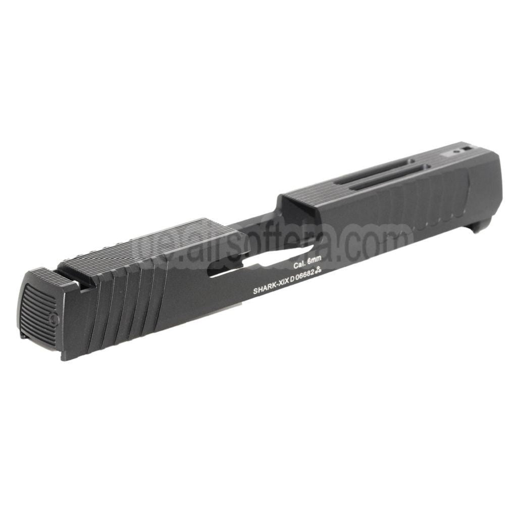 APS Aluminum Schlitten Geeignet für APS SHARK Serie 6mm 4.5mm GBB Pistolen Airsoft Schwarz