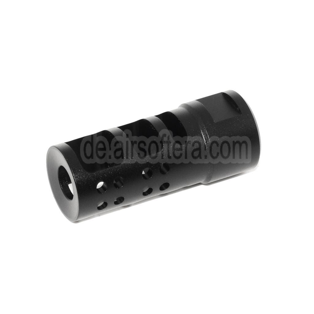 AirsoftEra 53mm R2 556 Stil Metall Mündungsbremse Mündungsfeuerdämpfer Geeignet für -14mm CCW Gegen den Uhrzeigersinn Lauf Gewehre