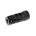 AirsoftEra 53mm R2 556 Stil Metall Mündungsbremse Mündungsfeuerdämpfer Geeignet für -14mm CCW Gegen den Uhrzeigersinn Lauf Gewehre