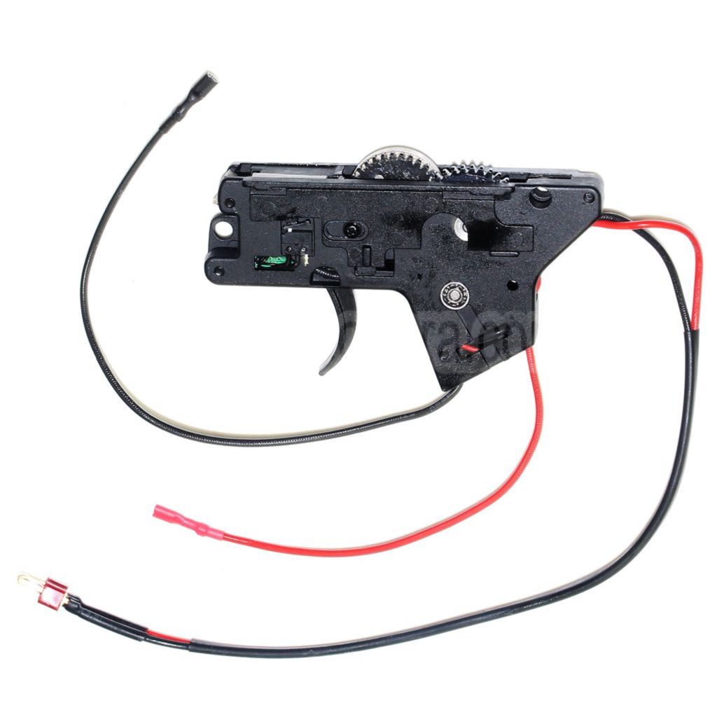 AirsoftEra Unteres Metall Getriebe Geeignet für ICS M4 Serie AEG Gewehre Airsoft Hinten verkabelt
