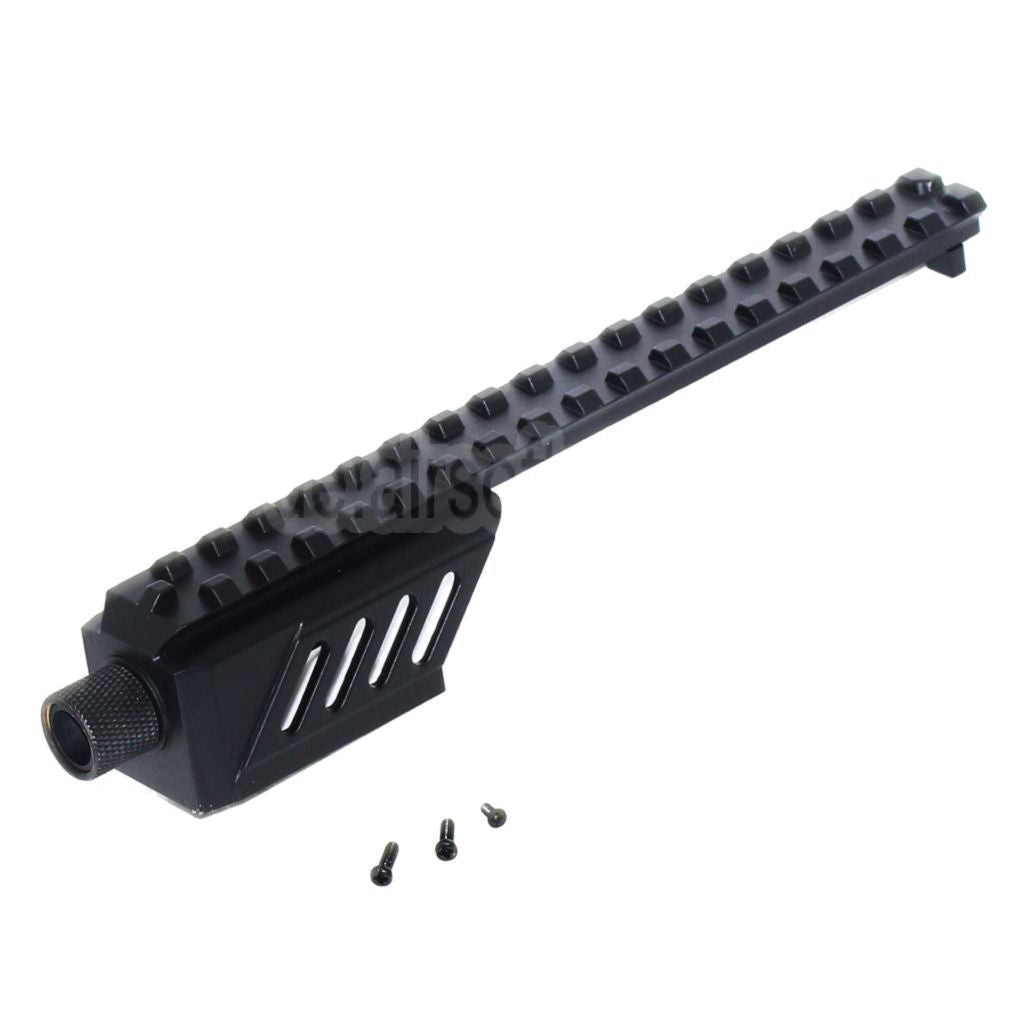 CYMA 187mm Laufverlängerungsbefestigung Schienenmontage Geeignet für CYMA CM127 G18C AEP AEG Pistols Airsoft
