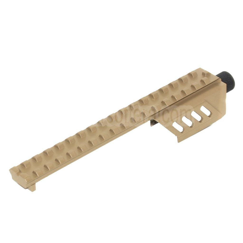 CYMA 187mm Laufverlängerungsbefestigung Schienenmontage Geeignet für CYMA CM127 G18C AEP AEG Pistols Airsoft