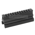 CYMA 130mm hoch niedrig 20mm Schienen Zielfernrohrmontage Set Geeignet für CYMA Tokyo Marui VFC MP5 Serie GBB AEG Gewehre Airsoft Schwarz