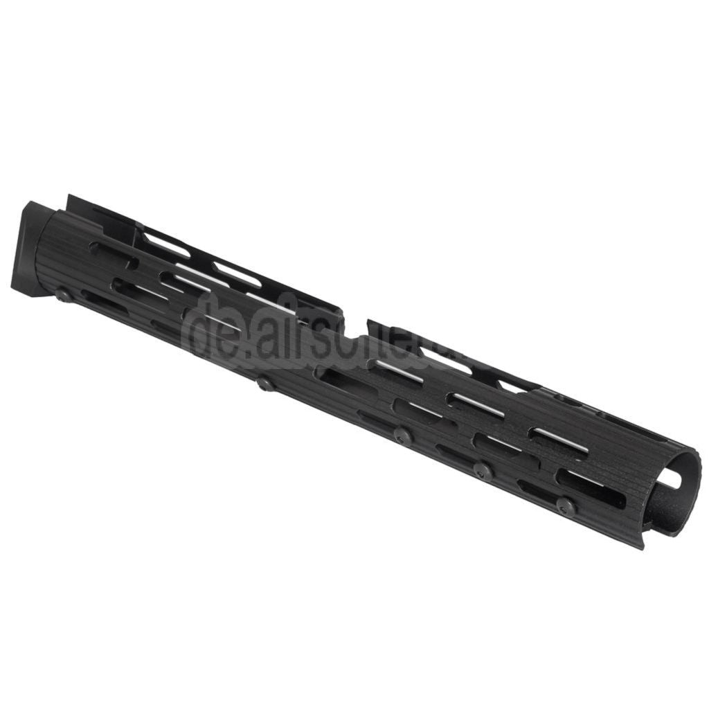 CYMA 330mm Röhrenförmig M-LOK Handschutz Geeignet für CM039D AKM AK74 AK103 Serie AEG Gewehre Airsoft Schwarz