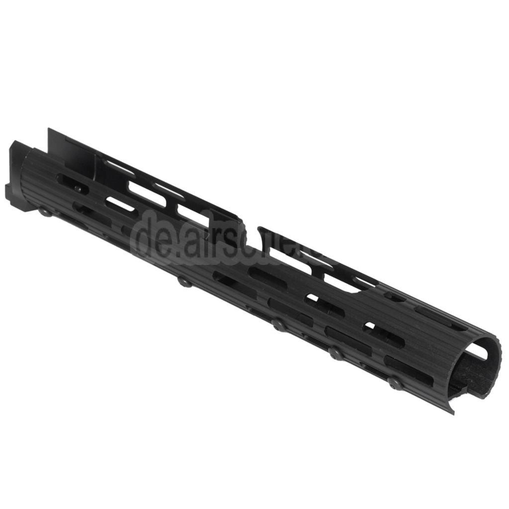CYMA 330mm Röhrenförmiger M-LOK Handschutz Geeignet für AKM AK74 AK103 Serie AEG Gewehre Airsoft Schwarz