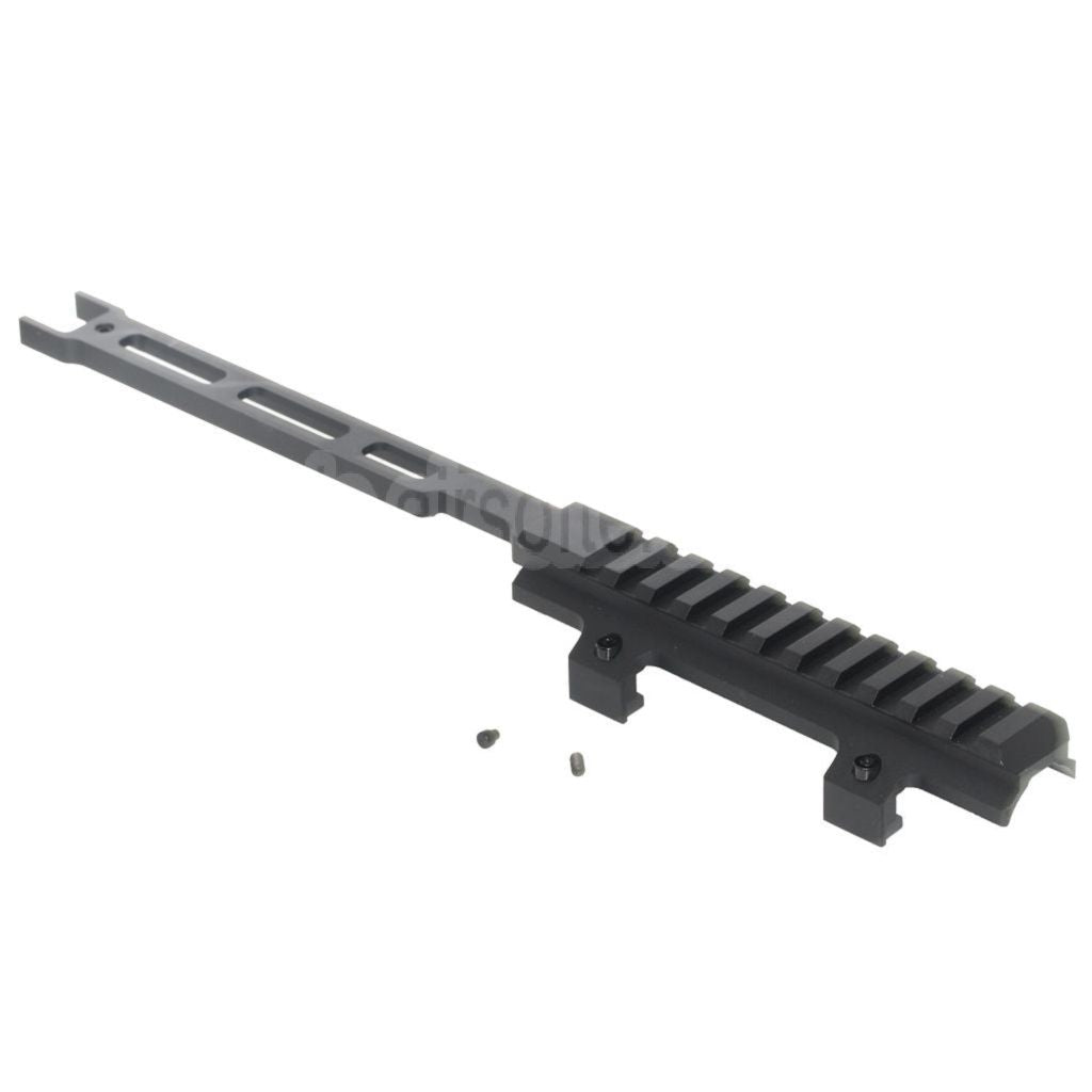 AirsoftEra 295mm Erweiterte Zielfernrohrmontage auf der oberen Schiene Geeignet für CYMA Tokyo Marui MP5 Serie AEG Gewehre Airsoft Schwarz