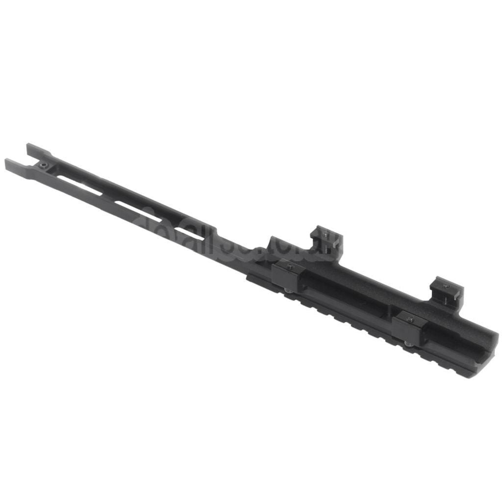 AirsoftEra 295mm Erweiterte Zielfernrohrmontage auf der oberen Schiene Geeignet für CYMA Tokyo Marui MP5 Serie AEG Gewehre Airsoft Schwarz