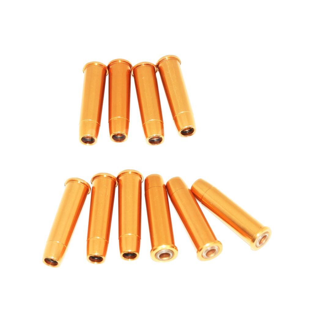 DOUBLE BELL 10 Stück Set Metallhülsenpatronen geeignet für DOUBLE BELL M1894 WZollter-Hülsenauswurfgewehre Airsoft