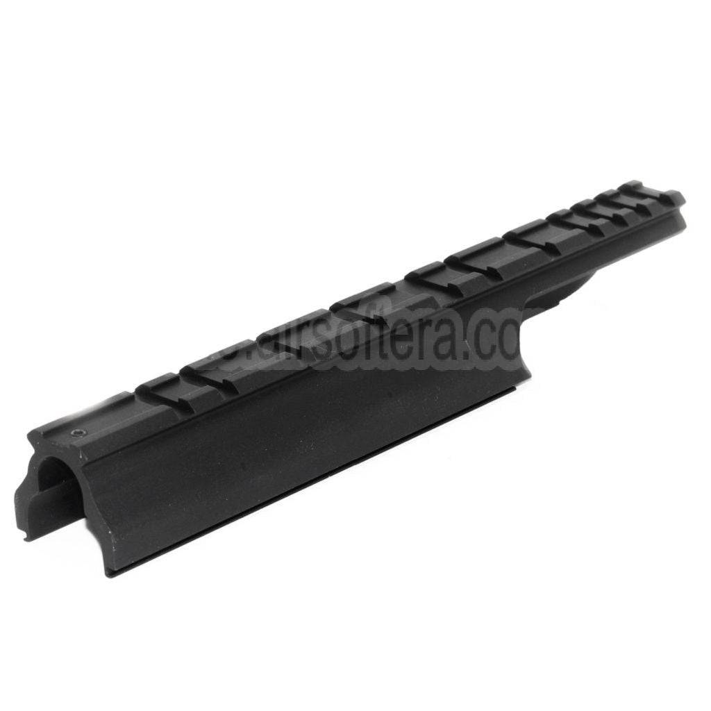 King Arms 218mm FAL Zielfernrohrmontage Basisschienen Gehäuseabdeckung geeignet für AEG-Gewehre der King Arms FAL Serie Airsoft Schwarz