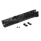 5KU CNC 254mm B30 Stil Langer Unterer Handschutz Schienen System Geeignet für CYMA AKM AK74 AK102 AK104 AK105 AK Serie AEG Gewehre Airsoft Schwarz